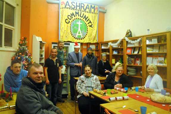 Ashram Christmas  Meal