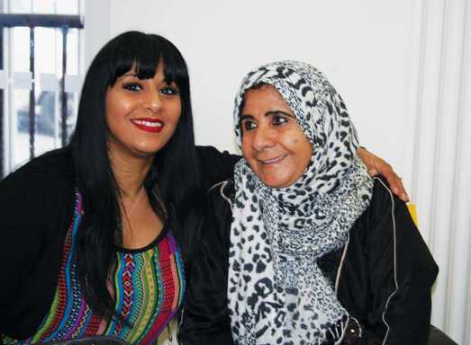 Volunteers at the Gaza fundraiser