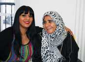 Volunteers at the Gaza fundraiser