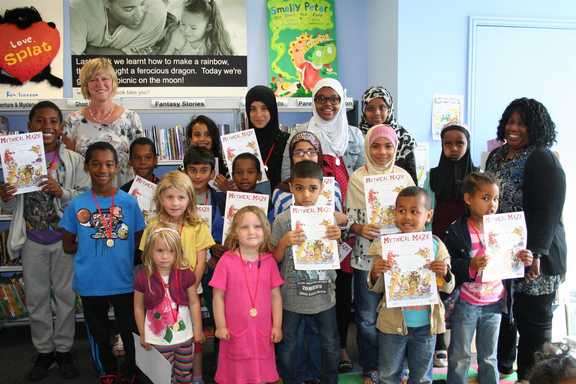 Children complete the summer reading challenge