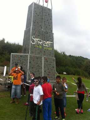 Wensley climbing wall