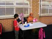 Family outside at Carwood TARA relaunch party