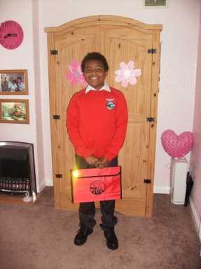 Gabriel's first day at school