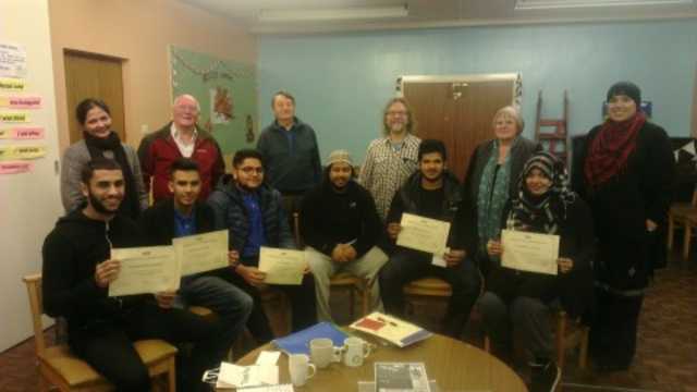 Volunteers receive certificates