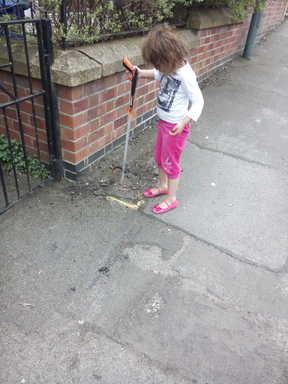 Little ones get involved too