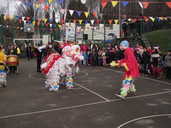 Chinese lion dance