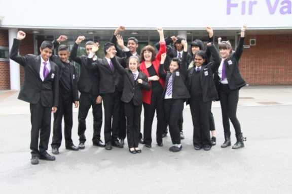 Fir Vale students celebrate exam results